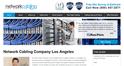 Desktop Screenshot of networkcablinglosangeles.com